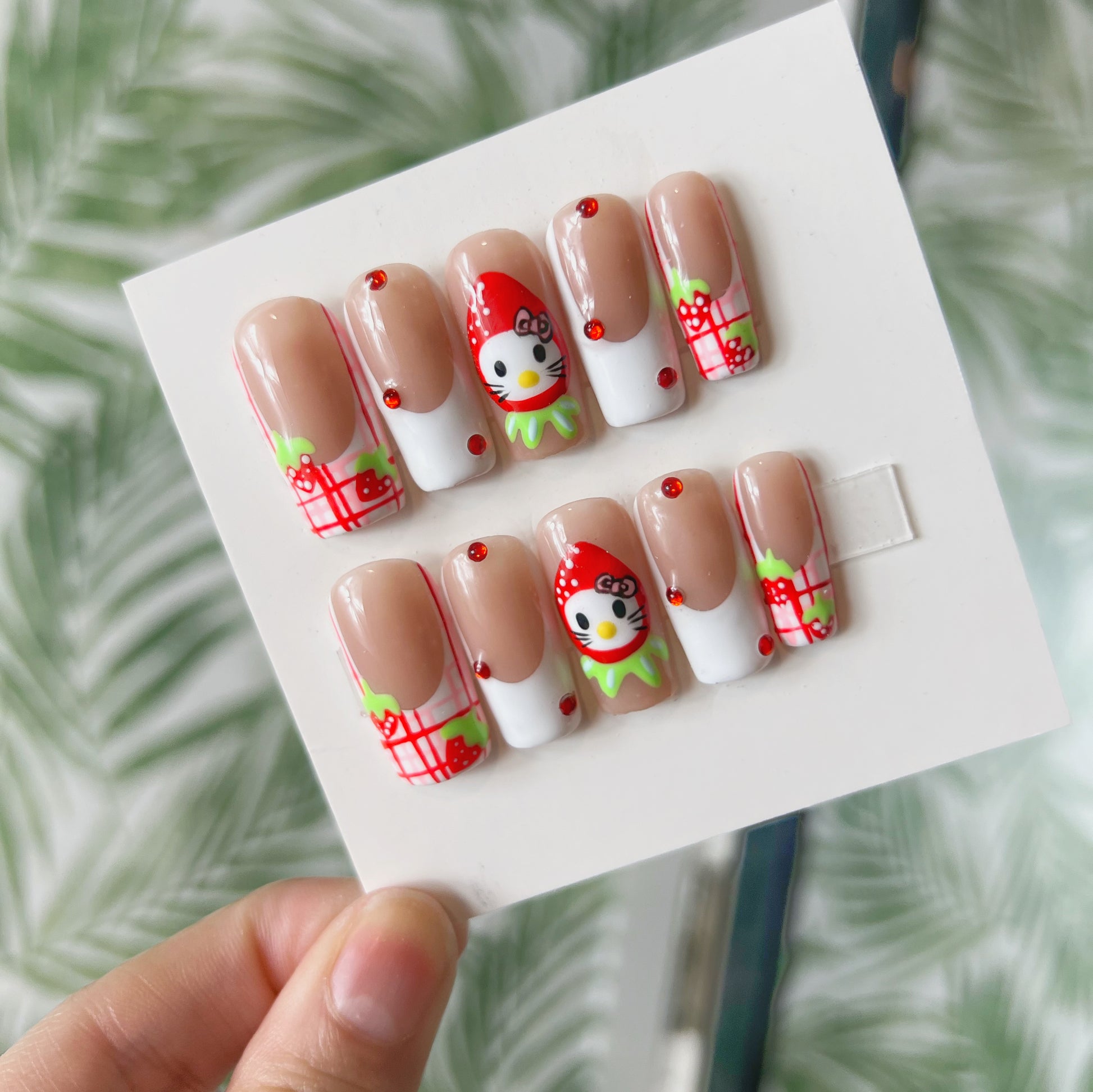 Spring Hello Kitty Acrylic Press on nails – FASHION COUTURE
