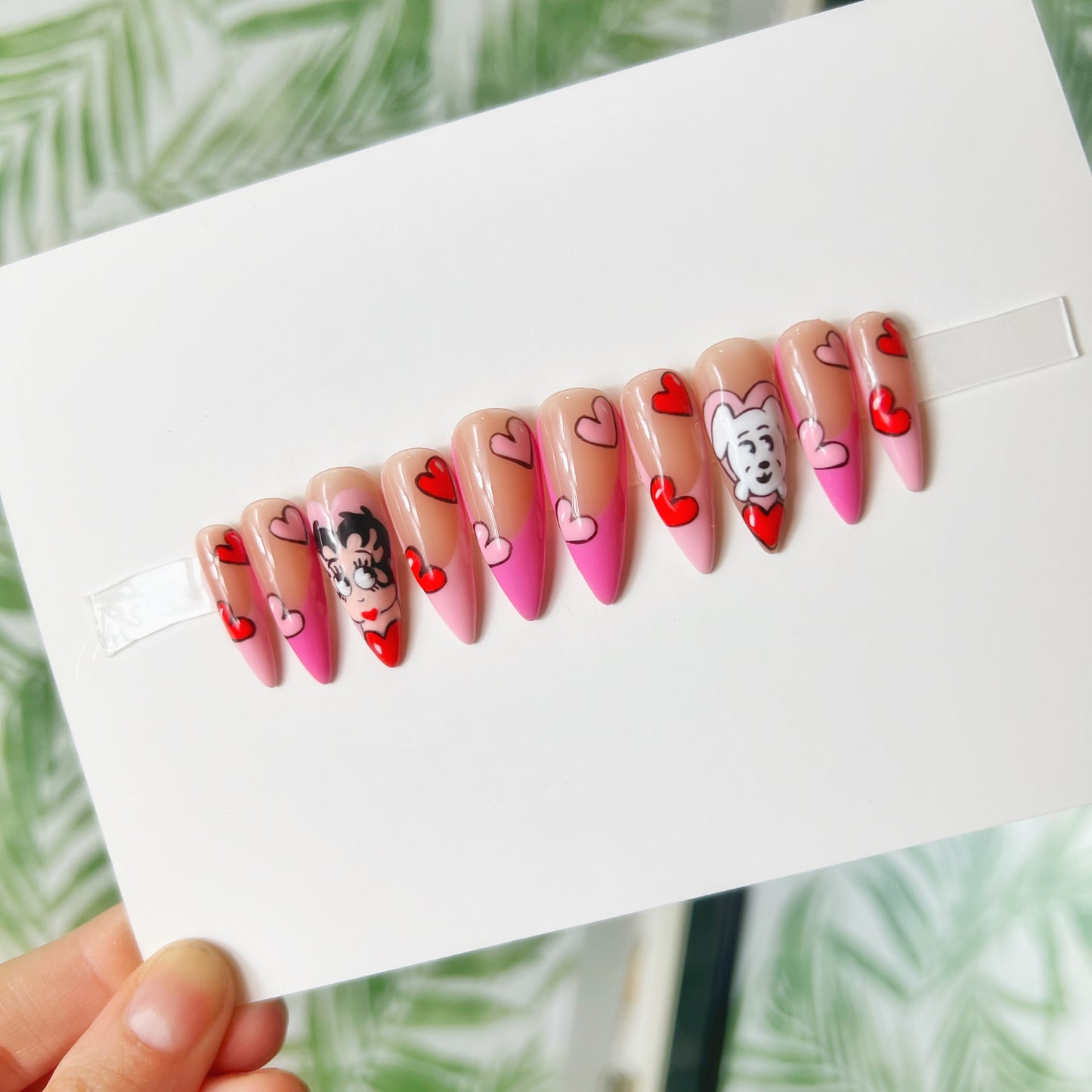 Betty Boop Acrylic Press on nails