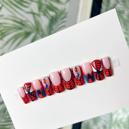 Spider- man Acrylic Press on nails