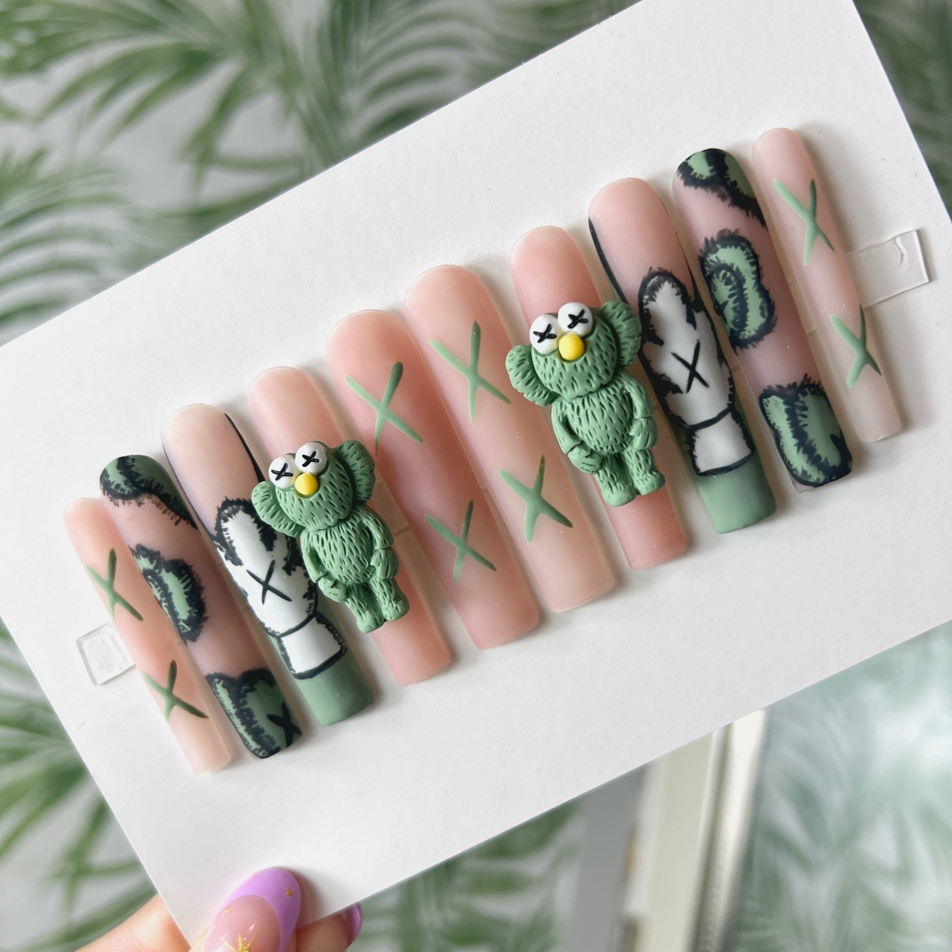 Kaws charms Acrylic Press on nails – FASHION COUTURE